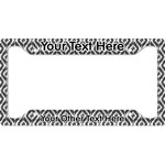 Ikat License Plate Frame - Style A (Personalized)
