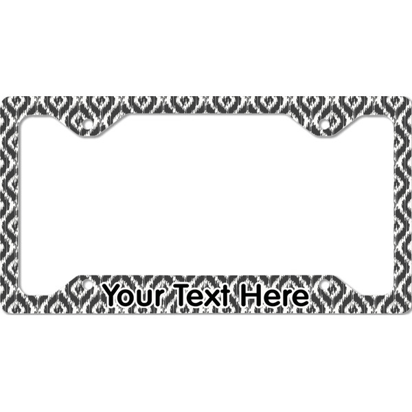 Custom Ikat License Plate Frame - Style C (Personalized)