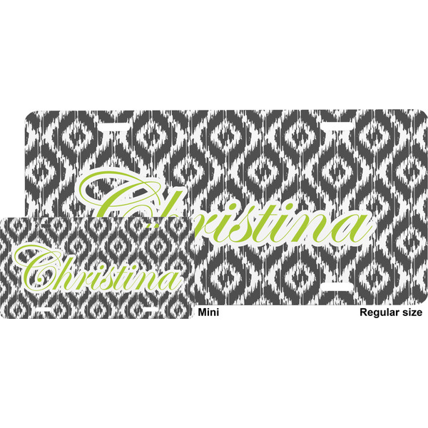 Ikat License Plate (Sizes)