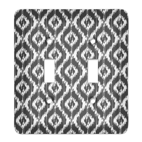Custom Ikat Light Switch Cover (2 Toggle Plate)