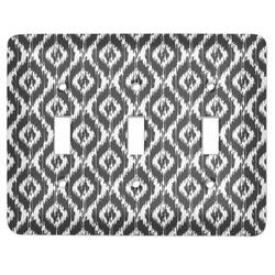 Ikat Light Switch Cover (3 Toggle Plate) (Personalized)