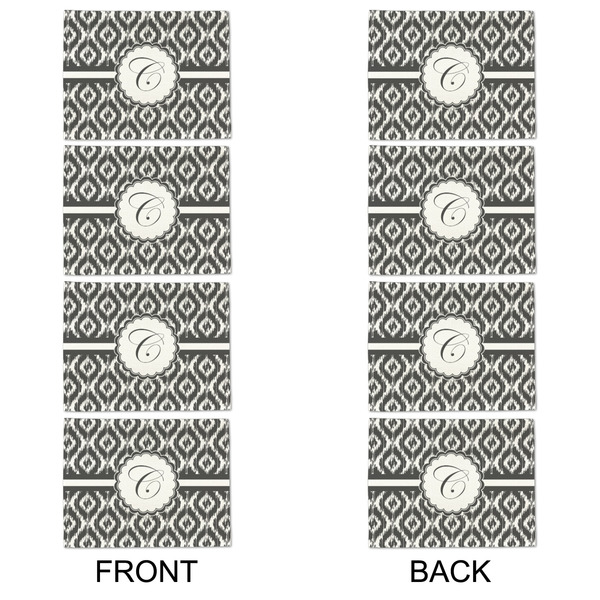 Ikat Linen Placemat - APPROVAL Set of 4 (double sided)