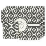 Ikat Linen Placemat w/ Initial