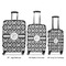Ikat Luggage Bags all sizes - With Handle