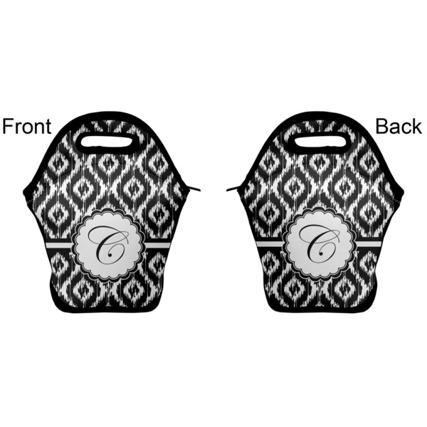 Ikat Lunch Bag - Front and Back