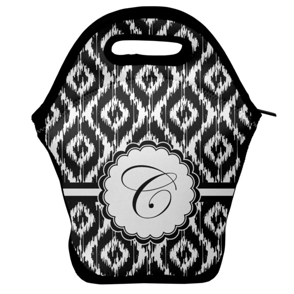 Custom Ikat Lunch Bag w/ Initial