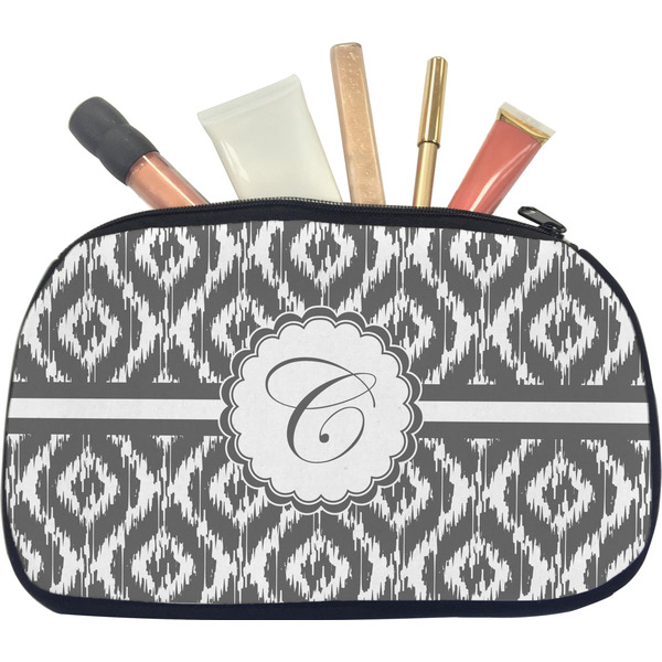 Custom Ikat Makeup / Cosmetic Bag - Medium (Personalized)