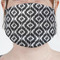 Ikat Mask - Pleated (new) Front View on Girl