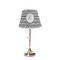 Ikat Poly Film Empire Lampshade - On Stand
