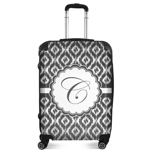 Custom Ikat Suitcase - 24" Medium - Checked (Personalized)