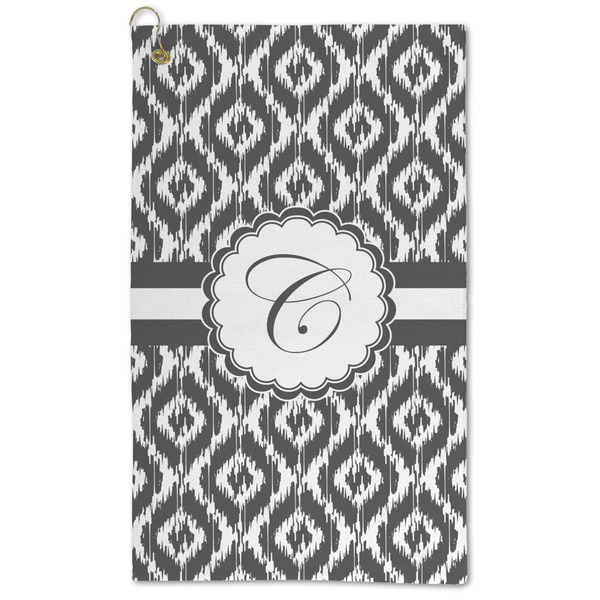 Custom Ikat Microfiber Golf Towel - Large (Personalized)