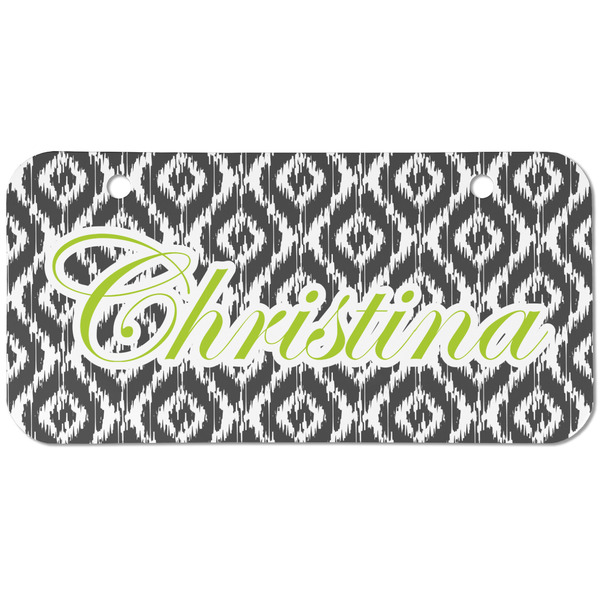 Ikat Mini Bicycle License Plate - Two Holes