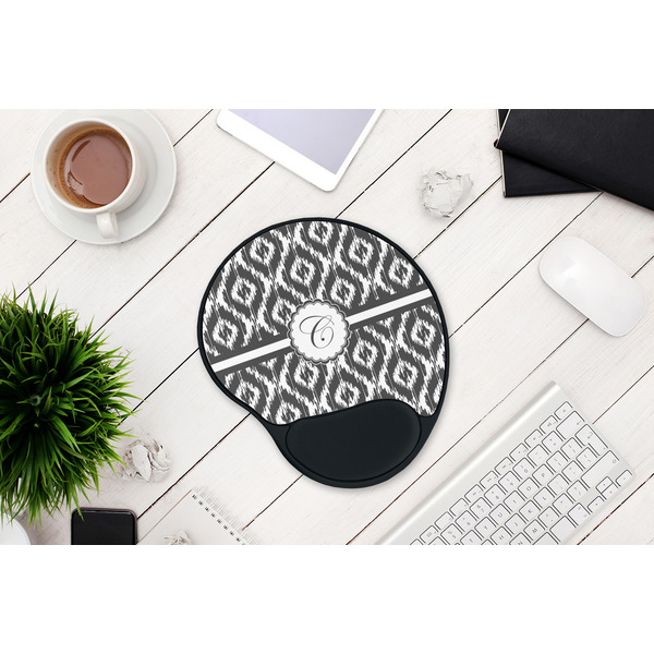 Ikat Mouse Pad with Wrist Rest - LIFESYTLE 1