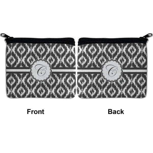 Ikat Neoprene Coin Purse - Front & Back (APPROVAL)
