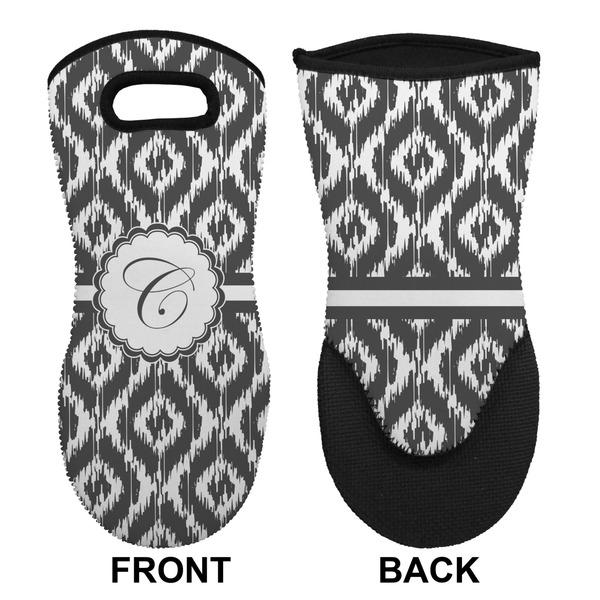 Ikat Neoprene Oven Mitt (Front & Back)