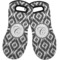 Ikat Neoprene Oven Mitts - Set of 2 w/ Initial