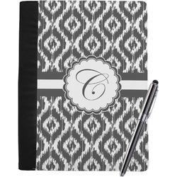 Ikat Notebook Padfolio - Large w/ Initial