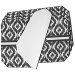 Ikat Dining Table Mat - Octagon - Set of 4 (Single-Sided) w/ Initial