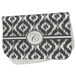 Ikat Burp Cloth - Fleece w/ Initial