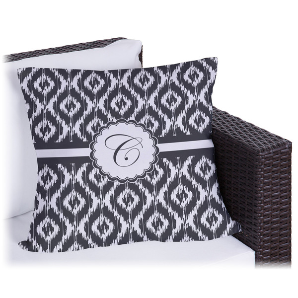 Custom Ikat Outdoor Pillow (Personalized)