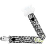 Ikat Pacifier Clip (Personalized)