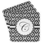 Ikat Paper Coasters w/ Initial