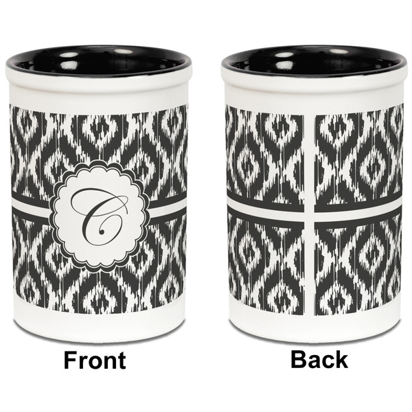 Ikat Pencil Holder - Black - approval
