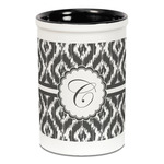 Ikat Ceramic Pencil Holders - Black