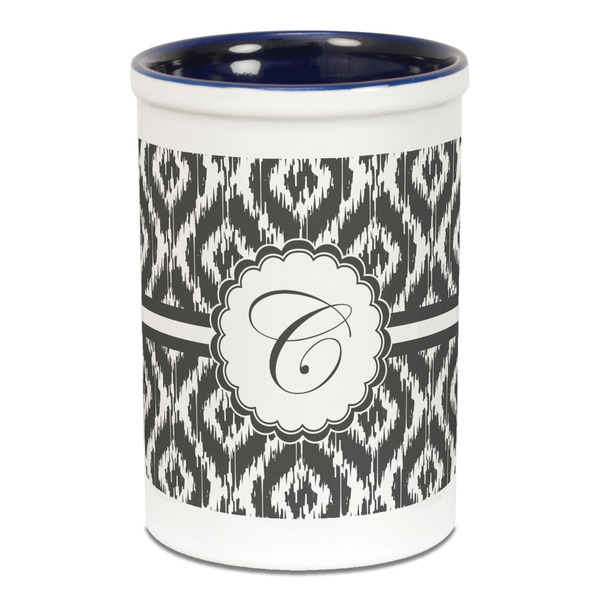 Ikat Pencil Holder - Blue