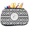 Ikat Neoprene Pencil Case - Medium w/ Initial