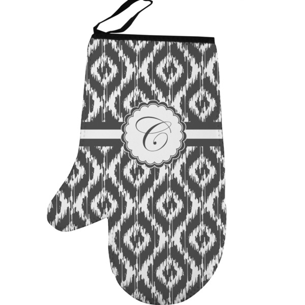 Custom Ikat Left Oven Mitt (Personalized)