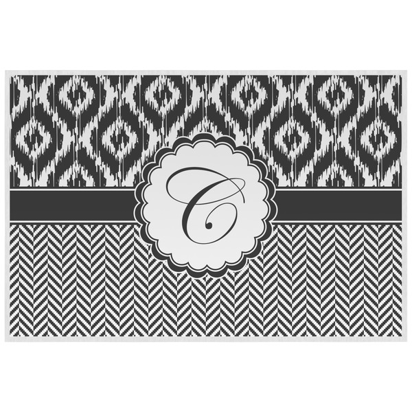 Ikat Personalized Placemat (Back)