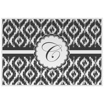 Ikat Laminated Placemat w/ Initial
