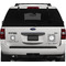 Ikat Personalized Square Car Magnets on Ford Explorer