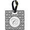 Ikat Personalized Square Luggage Tag