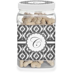 Ikat Dog Treat Jar (Personalized)