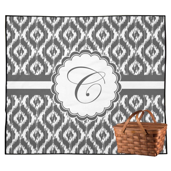 Custom Ikat Outdoor Picnic Blanket (Personalized)