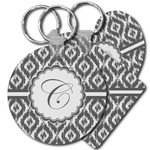 Ikat Plastic Keychain (Personalized)
