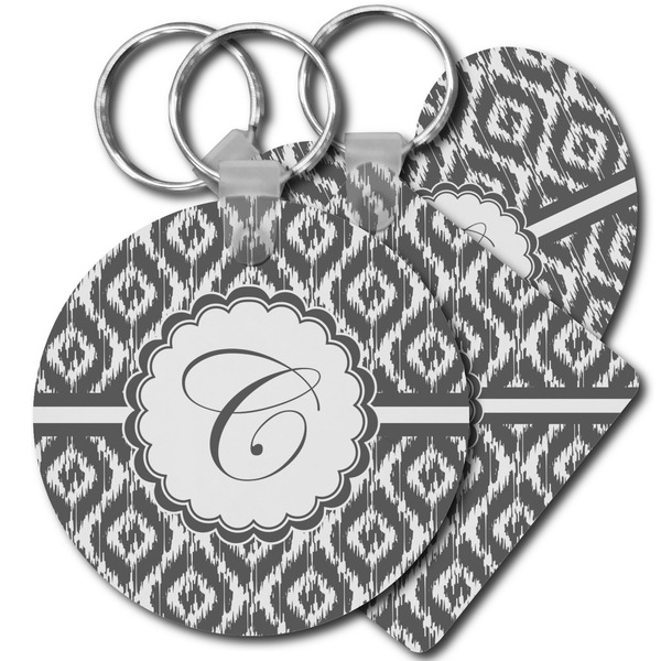 Custom Ikat Plastic Keychain (Personalized)