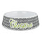 Ikat Plastic Dog Bowl - Large (Personalized)