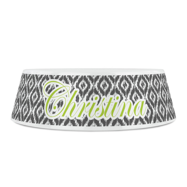 Ikat Plastic Pet Bowls - Small - FRONT