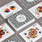 Ikat Playing Cards - Front & Back View