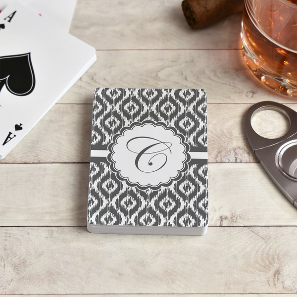 Ikat Playing Cards - In Context
