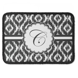 Ikat Iron On Rectangle Patch w/ Initial
