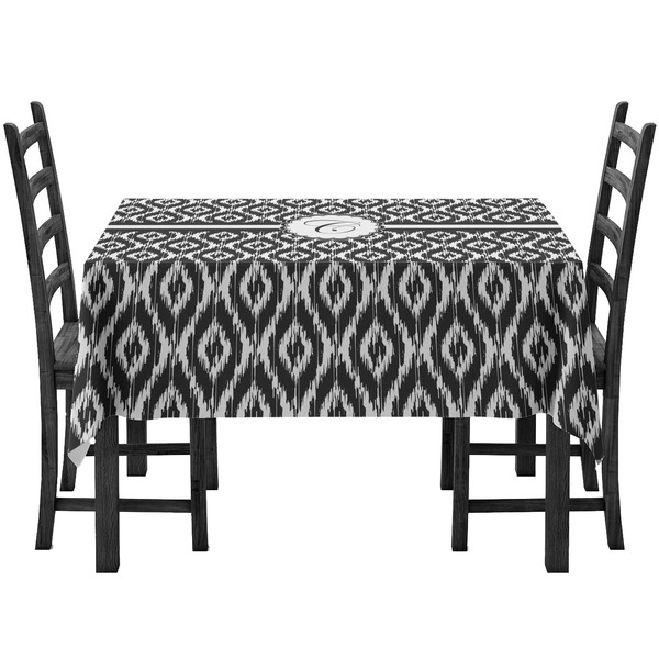 Ikat Rectangular Tablecloths - Side View