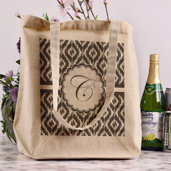 Ikat Reusable Cotton Grocery Bag - In Context