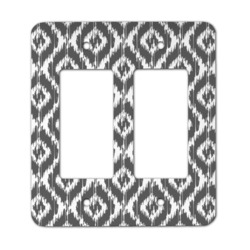 Ikat Rocker Style Light Switch Cover - Two Switch