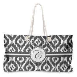 Ikat Large Tote Bag with Rope Handles (Personalized)