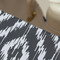 Ikat Large Rope Tote - Close Up View