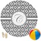 Ikat Round Beach Towel (Personalized)